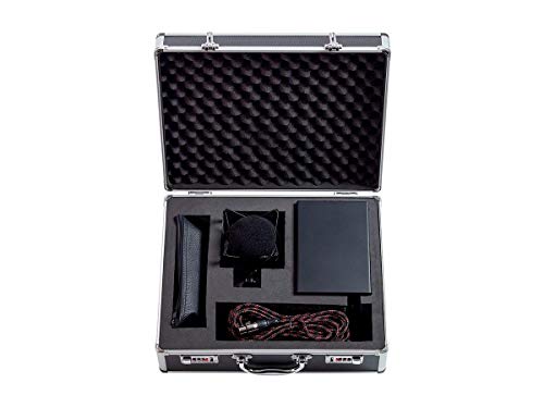 Monoprice Ltm500 Large Multi-Pattern Tube Studio Condenser Microphone - Cardioid, Figure 8, And Omnidirectional W/ 6 Intermediate States With Full Size Shock Mount And Case - Stage Right #TOP5