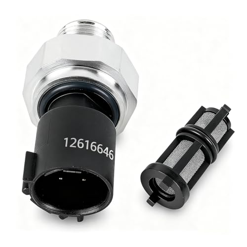 12616646 Oil Pressure Sensor Switch Sending Unit for Chevy Chevrolet Silverado Express Corvette Suburban Avalanche Impala Tahoe & GMC Sierra Savana Yukon Buick Lacrosse & Cadillac CTS Escalade