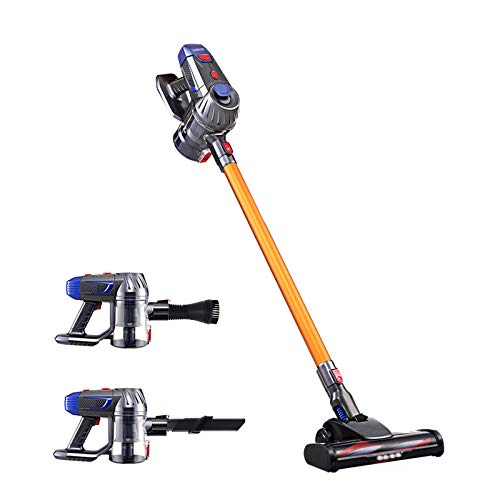 Devanti Handheld Vacuum Cleaner Cordless Stick Handstick Car Vac Bagless 2-Speed LED Headlight Gold Devanti Handheld Vacuum Cleaner Cordless Stick Handstick Car Vac Bagless 2-Speed LED Headlight Gold