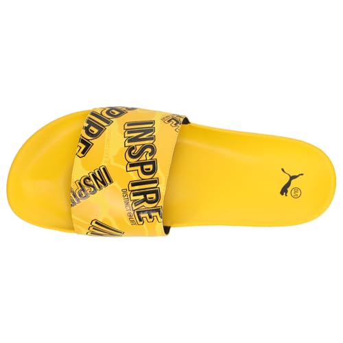 PUMA Mens Leadcat X Distinct Life Slide Casual Sandals Casual - Yellow4