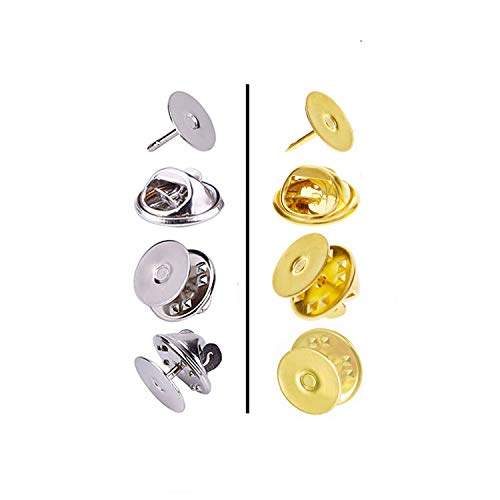 Tie Tacks Blank Pins with Clutch Back - by i Craft for Less (Mixed, 25)