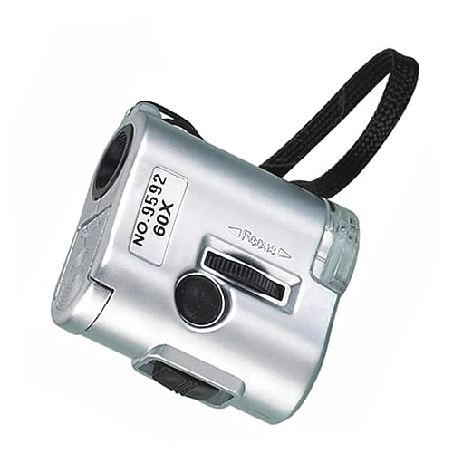 VILLCASE 60x Led Magnifying Microscope for Jewelry Appraisal Compact and Portable Loupe
