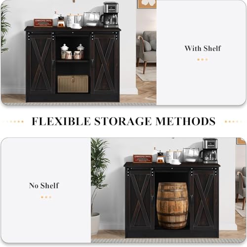 4 Ever Winner BS0043 Coffee Bar Cabinet With Storage thumb #2