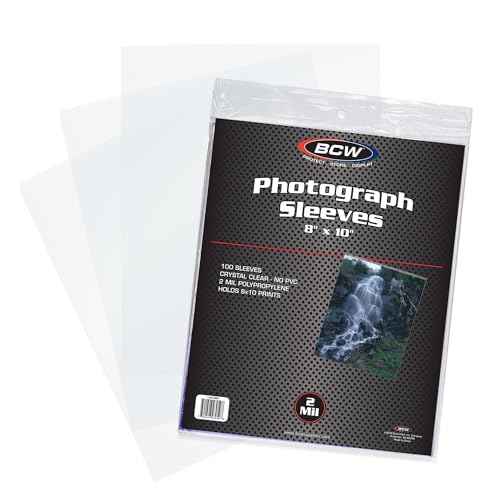 BCW 1-8X10SLV Bcw 8X10 Photo Sleeves