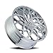 KRAZE KR184 Ricochet Chrome Wheel (22 x 8.5 inches /5 x 112 mm, 38 mm Offset)