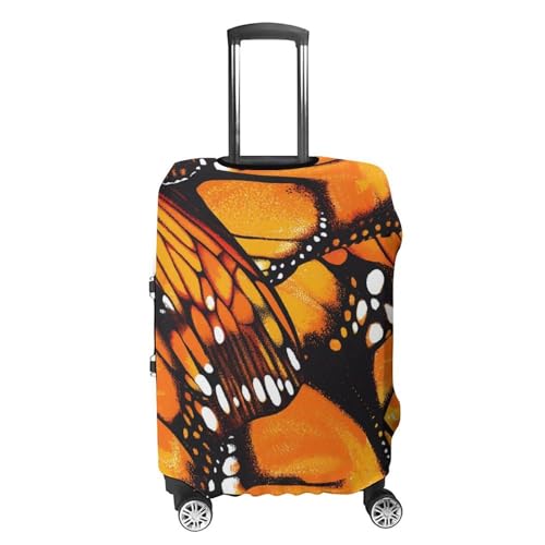 Monarch Butterfly Wings Travel Luggage Cover for Suitcase 19-32 Inches Elastic Washable Baggage Protector4