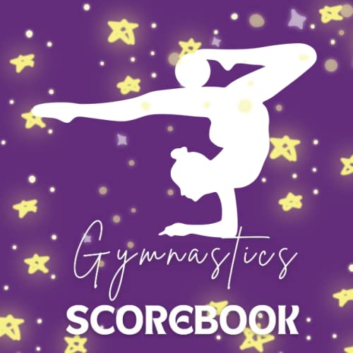 Flexible Female Gymnast: Gymnastics Score books Scorebook For Gymnastics Events And Meets