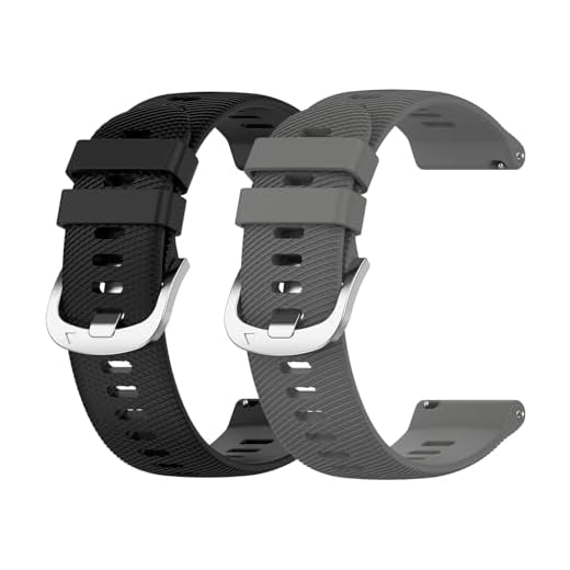 ¿Accesorios para smartwatch? ideas que pueden mejorar su funcionalidad 6 Garmcool 2 Correas 22mm Pulseras para Hombre (sin Reloj)