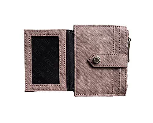Steve Madden Hayden Wallet, One Size, Mauve Saffiano3