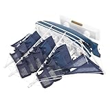 BAZEITFLOW Vintage Segelschiffmodell 24cm Holz mit Vliesstoff für Weinschränke und Büro Dekorative Nautische Figur