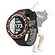 Canmore TW411 Golf-GPS-Uhr mit Fitness-Tracker, über 41.000 kostenlose vorinstallierte weltweite Kurse, aktualisierter IC-Chip, Orange