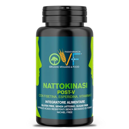 OVF Nattokinasi 100 mg e Vitamina E 60 mg, 60 capsule