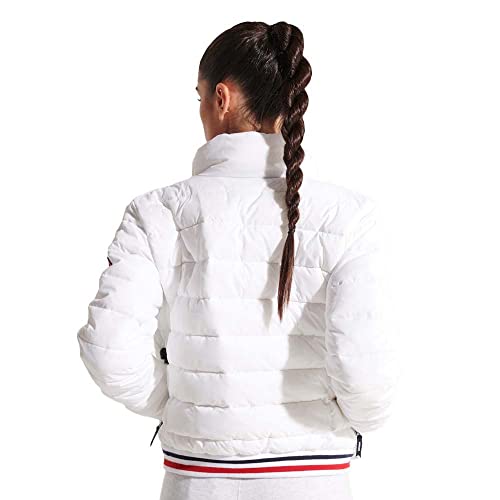 Superdry Fuji Bomber Giacca Donna, Bianco (Optic)