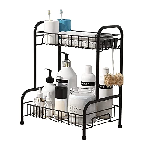 Taotigzu Estanteria baño, Estante para Ducha Antioxidante Autoadhesivo, Estanteria Ducha, Estante Plegable Organizador de Metal, Estante para Esquinas de Ducha Sin taladrar con 2 Niveles Cover