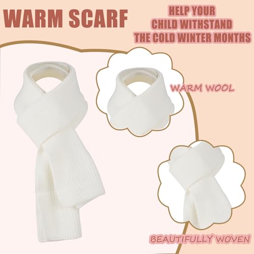 Kids Winter Beanie Hat Gloves Scarf Set, for 1-6 Years Old Toddler Baby Girls Boy Warm Fleece Lining4