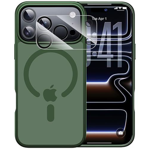 Eiffebill iPhone 17 Pro Max P[X, JیtBt, MagSafe Ή, ČR MIL Ki̗ی , CX[dΉ, }bgw, ~ (O[)