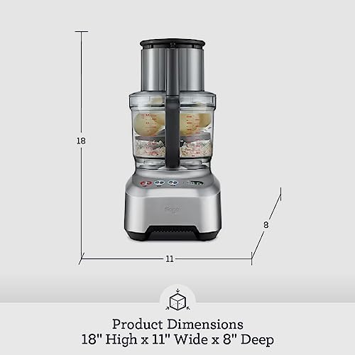 Breville BFP820BAL Sous Chef Peel and Dice 16 Cup Food Processor, Large, Brushed Stainless Steel