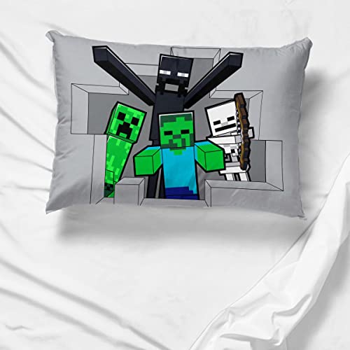 Minecraft Fight Back - Set di federe in 100%