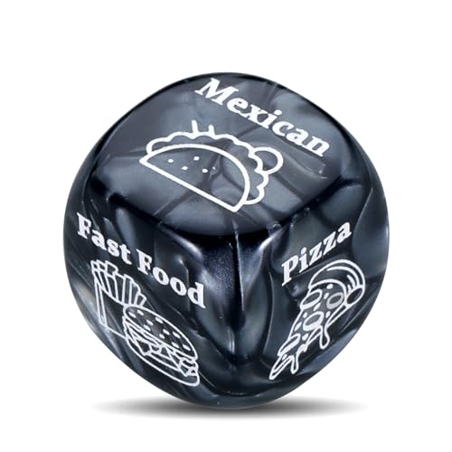 Christmas Stocking Stuffers for Him Her, Date Night Gifts for Husband Wifes Boyfriend Girlfriend Funny Food Decision Dice Couple Gifts Idea for Birthday Wedding Engagement Valentines