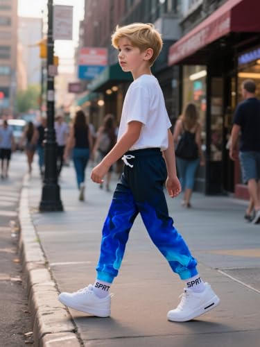 UNICOMIDEA Boys Girls Jogger Pants Funny 3D Graphic Sweatpants Athletic Sports Pants for Kids 6-16 yrs2