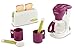 Smoby - Tefal Petit Déjeuner - Accessoires de Cuisine pour Enfant - Grille Pain + Cafetière - 2 Tasses et 2 Cuillères - Jouet d'Imitation - 310507