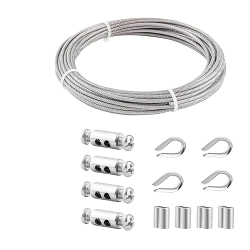 1/8C` 3mm 304XeX| wr[f[eB[P[u[v K[fC[P[u 肷胏C[tFX[Lbg Oeg[vp ω׏d(10FT-3.0m)