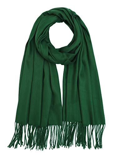 Cindy&Wendy Large Soft Silky Cashmere Pashmina Shawls Wraps Scarf for Women in Solid Colors