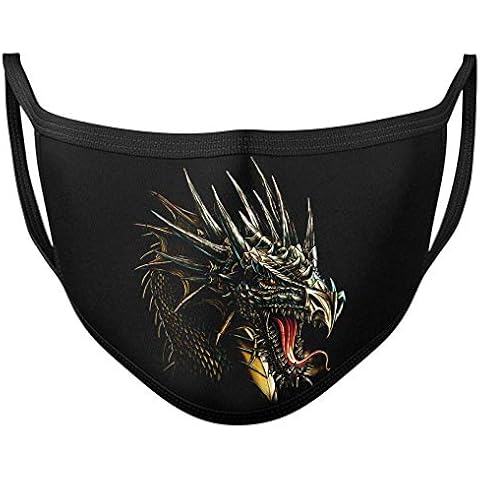 Darkwear Dragon Skull Biker Goth Fashion Mask (Dragon Head) Cover