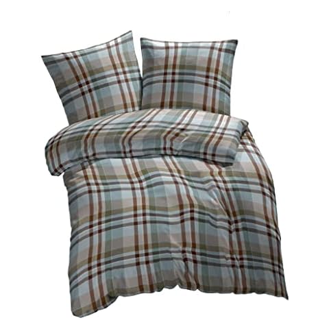 etérea Baumwolle Flanell Bettwäsche - Urban Flausch kariert Cover