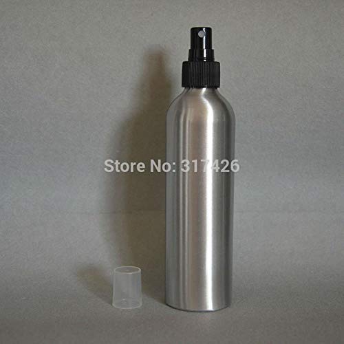 QPM 250ml Aluminium bottle pump sprayer bottle black pump spray head metal spray bottle mist