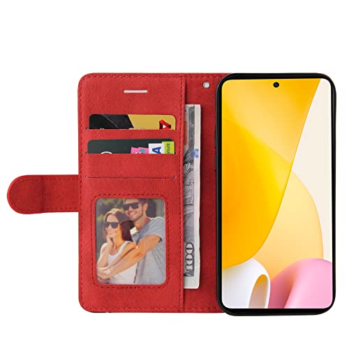 CXTcase Custodia Xiaomi 12 Lite, Flip Wallet Case