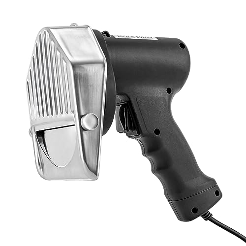 PIAOCAIYIN Gyro Machine, Electric Kebab Cutter, 110V Stainless Steel Shawarma Machine, Portable Sliced Cutter, Doner Cutting Knife Machine, 0-10mm Thickness, for Roast Meat Shops, Restaurants