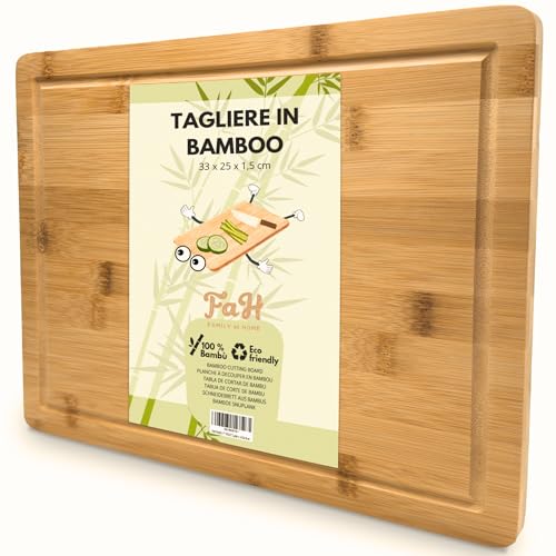 Tagliere Medio in Bamboo 33x25cm