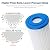 Membrane Solutions 50 Micron Pleated Polyester Sediment Water Filter 10"x2.5" Replacement Cartridge Universal Whole House Pre-Filter Compatible with W50PE, WFPFC3002, SPC-25-1050, FM-50-975 - 4 Pack