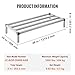 VEVOR Aluminum Dunnage Rack, 48” x 20” Commercial Food Floor Rack, 8” Off the Floor, 1000 lbs Capacity All-Welded Aluminum Storage, for Storage in Restaurants, Kitchens, Garages and Vehicles