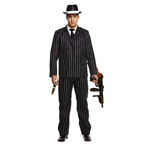 Paper Umbrella Paraguas de Papel Hombres y Adultos, Disfraz de Ganster y Accesorios