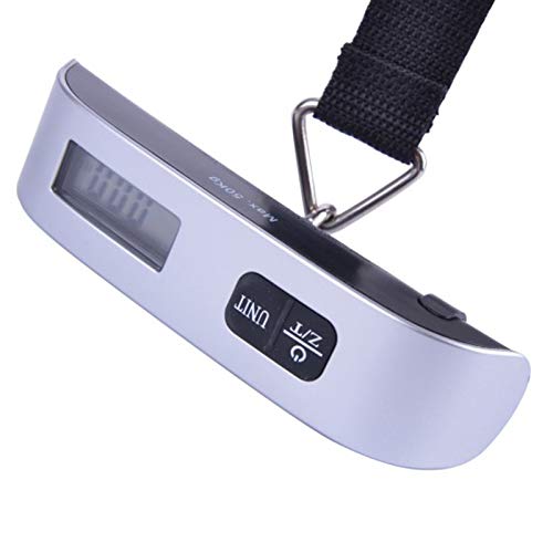 Asdomo - Báscula digital portátil para equipaje con luz de fondo