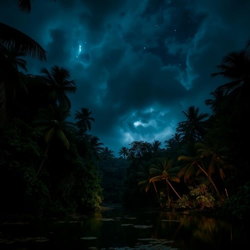 Tropical Night Geckos, Crickets, and Frogs - 10 Hours Sleep Sound Podcast Por arte de portada