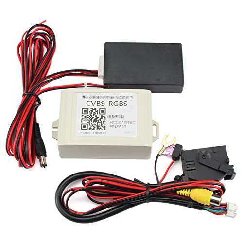 MOLEAQI CVBS-RGB V1906 AV vers RGB signal adaptateur pour radio V/W RCD510 RNS510 RNS315 Cover