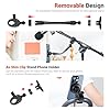Mic Stand Phone Holder,11"Magnetic Phone Mount with Removable Gooseneck & Locking Angle,Flexible Microphone Music Stand Phone Holder Clip for iPhone 17 16 15 14 13 Pro Max,Mag-Safe Case & All Phones #4