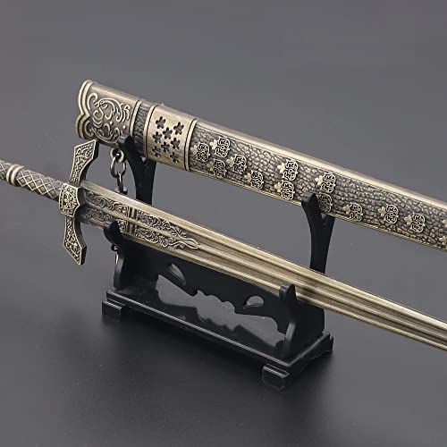 Elden Ring Weapon Replica Greatsword Colossal Sword Spear Kanata Knife Action Figures Toys Collection Gift Party Supplies Desk Decoration Backpack Pendant Gift (Vagabond Banished Knight's Greatsword) #TOP5