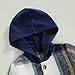 Ledy Champswiin Winter Toddler Boy Outfit Long Sleeve Button Plaid Hoodie Pants Set Fall Sweatshirt Clothes Sweatsuits (A-Navy Blue, 2-3T)