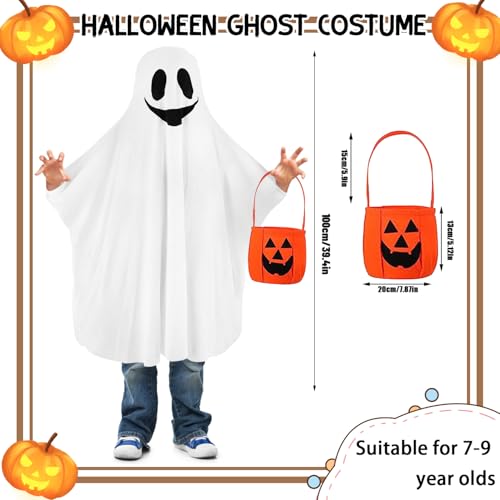 Disfraz de Fantasma para Niños Halloween miniatura 5