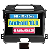 Con Sistema Android 10, pantalla táctil completa IPS, 8-Core 64bit 64GB ROM 4GB RAM;