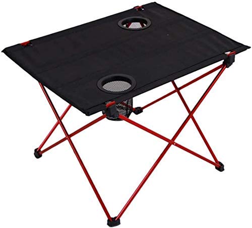 Lanrui Folding Camping Table with Storage BagLightweight Oxford Cloth Material Anti-Slip Durable For Summer Outing Camping Beach Fishing Foldable chair