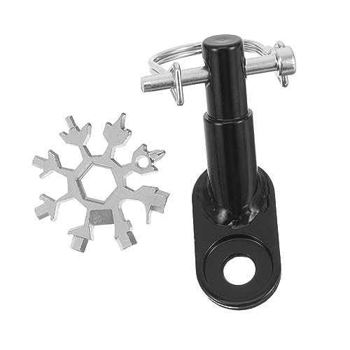 Anneome Bike Trailer Hitch Coupler Attachment Sturdy Metal Bike Trailer Connector