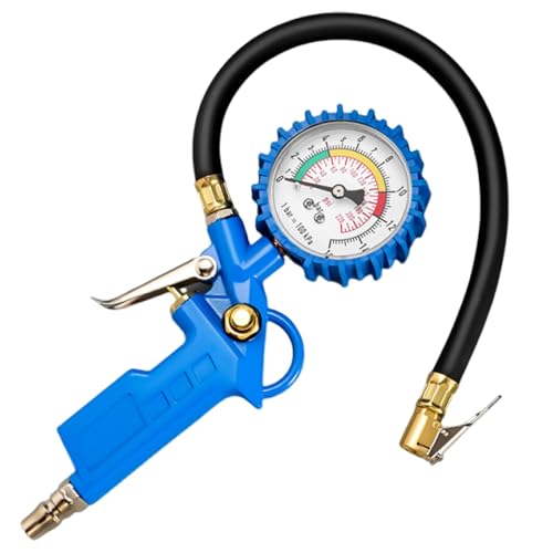 Mritrit Manometro Presion Neumaticos, 220 PSI Manometro Digital, Inflador Ruedas Coche con Manometro Presion Neumaticos para Coche, Motocicleta