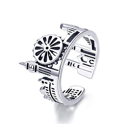 Bague skyline de Londres argent 925 : le cadeau de mariage britannique prestigieux