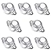 Jubaopen 8PCS Rotelle a Sfera per Mobili con Fori Rotelle per Mobili Trasmissione Ruote a Sfera Trasferimento di Cuscinetto Unità di Rullo a Sfera in Nylon 1,92 * 0,8 Pollice, 10kg (Ciascuna Ruota)