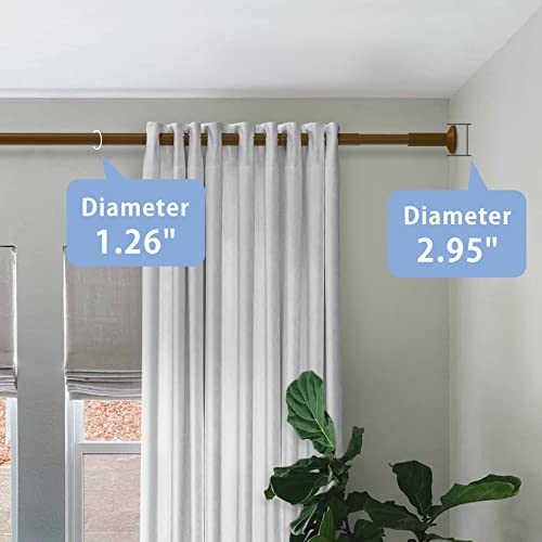 Image of Umimile Tension Shower Curtain, 51-145 inch Spring Shower Curtain Rod